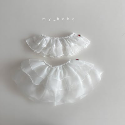 my_bebe25｜(80-120cm) 薄紗雙層裙8