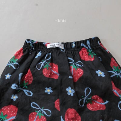 M-KIDS28｜(65-115cm) 印花縮口棉褲12