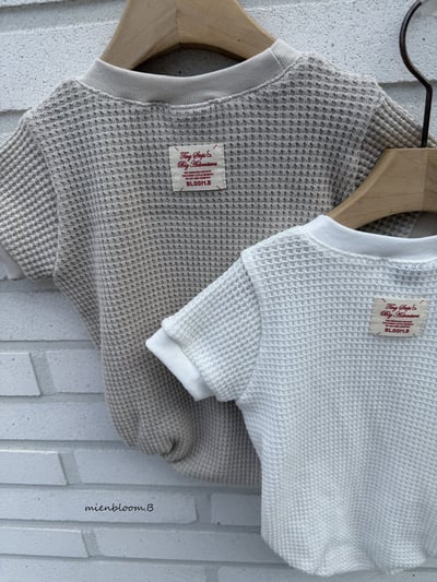 Bloom.b13｜(0m-18m) 華夫格包屁衣8