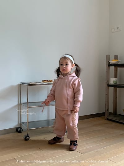 JE 407｜(73-110cm)  休閒荷葉邊套裝16