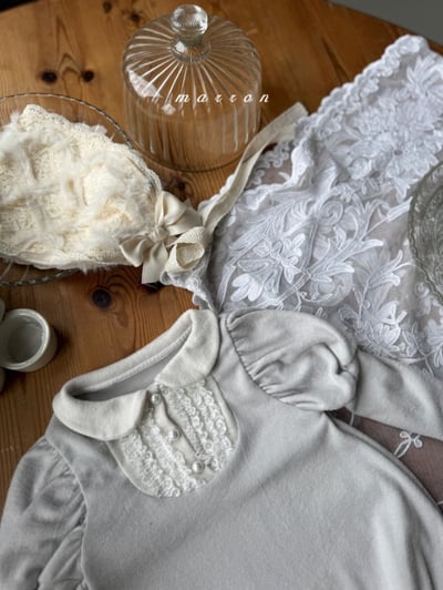 Marron 45｜(3m-18m) 法式宮廷風包屁衣18