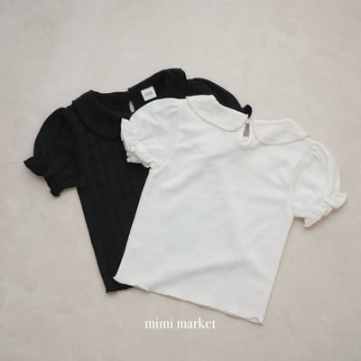 mimi market16 (75-90cm)  泡泡袖翻領上衣2