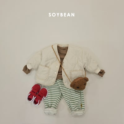 Soybean68｜(75cm-118cm) 條紋縮口褲8