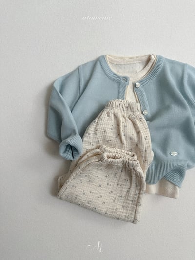 Atomeme22｜(70-110) 撞色針織開襟外套14