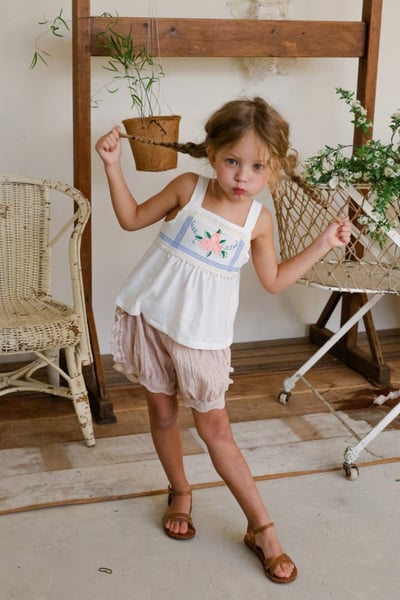 FLO01｜(75-140) 2色兩色蕾絲燈籠褲5