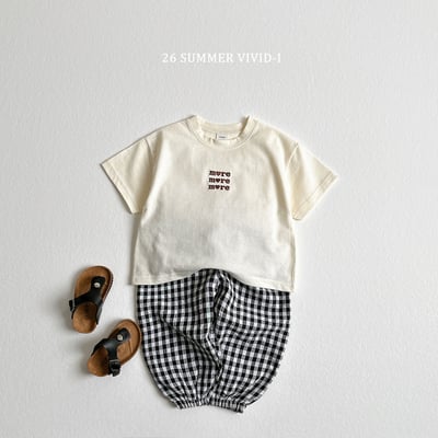 vivid20｜(78cm-125cm) 5款刺繡撞色字母套裝10