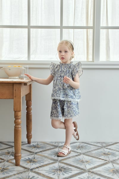 ROA10｜(6m-18m) 2色浪漫蕾絲滾邊短褲3