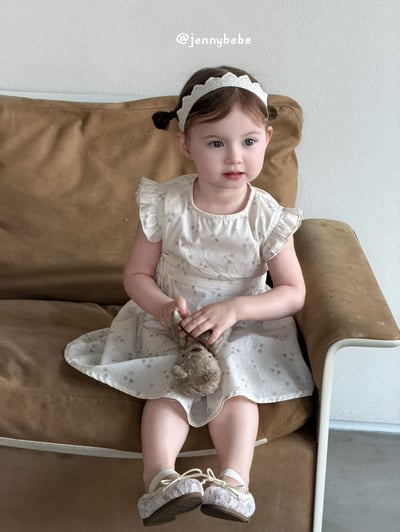 JE731｜(80-120cm) 小碎花背心洋裝7