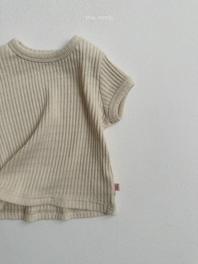 MiniRobe25｜(70-110) 羅紋短袖上衣5