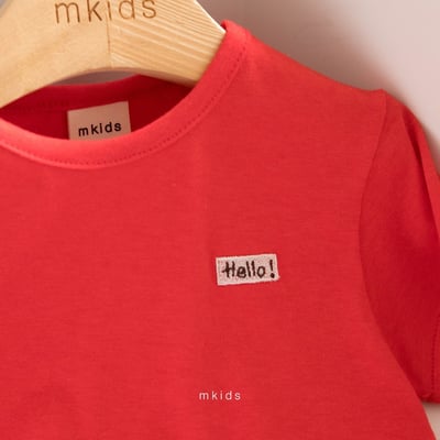 M-KIDS31｜(65-115cm) HELLO印花上衣7