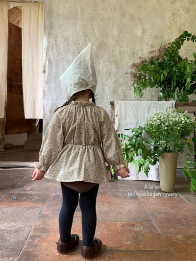 JE552｜(66-90cm) 法式碎花包屁衣17