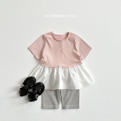 vivid84｜(78cm-125cm) 3款簡約素色條紋打底褲(2入)11