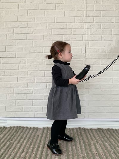 JE608｜(80cm-110cm) 學院素面背心洋裝/花邊領上衣18