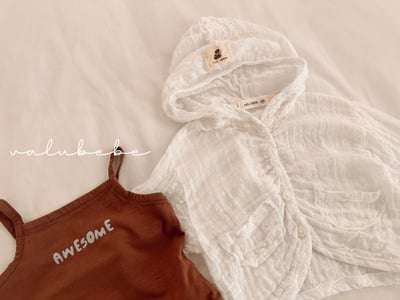 Valubebe 59｜(65-90cm) 連帽開衫外套12