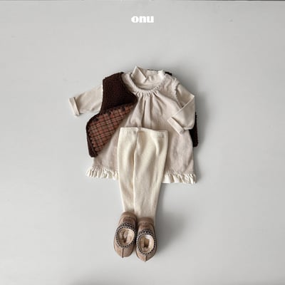 onu 23｜(70cm-115cm) 荷葉邊背心洋裝9