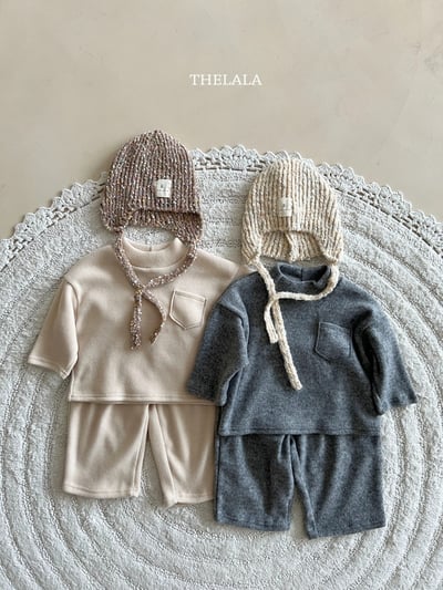 thelala51｜ (1y-6y) 素面口袋休閒套裝8