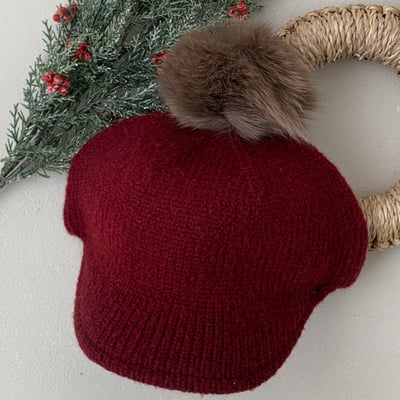 Oottbebe50｜(6m-5y  Free)  棒球毛兔毛帽16