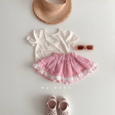 my_bebe37｜(80-120cm) 捲邊露背交叉上衣8