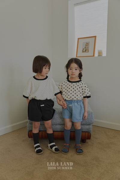 lala land73｜(75-120cm) 2色波點愛心上衣14