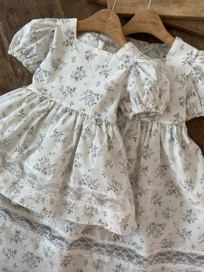 Anne Shirley15｜(1y-5y) 2色碎花方領洋裝8