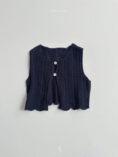 Atomeme41｜(70-110) 針織排扣背心10