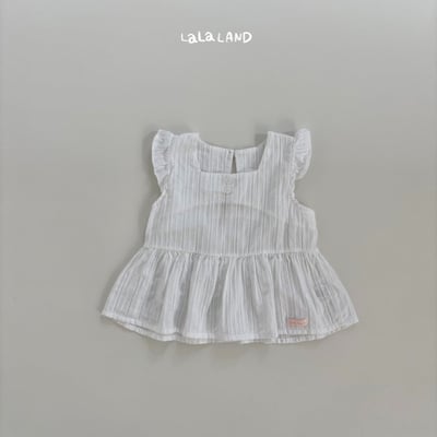 lala land49｜(75-120cm) 2色荷葉無袖背心20
