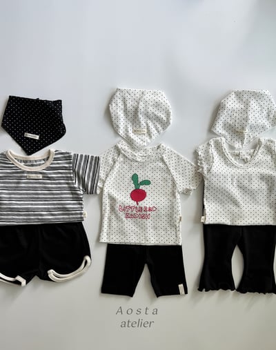 AOSTA19｜(6m-5y) 4款拼色條紋上衣8