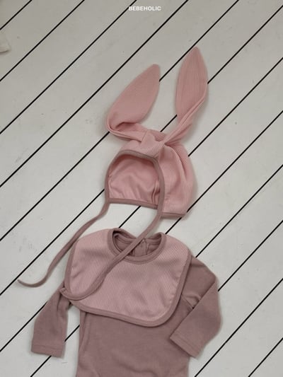 Bebe holic29｜(3m-18m) 小兔寶寶包屁衣套裝16