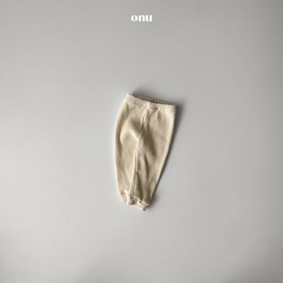 onu 07｜(6m-12m) 羅紋合身縮口褲3