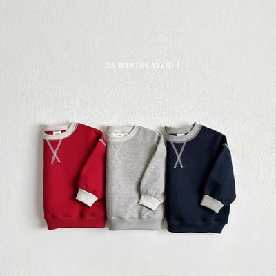 vivid56｜(78cm-125cm) 撞色休閒上衣1