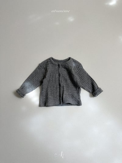 AT45｜(70-110) 麻花針織排釦外套5