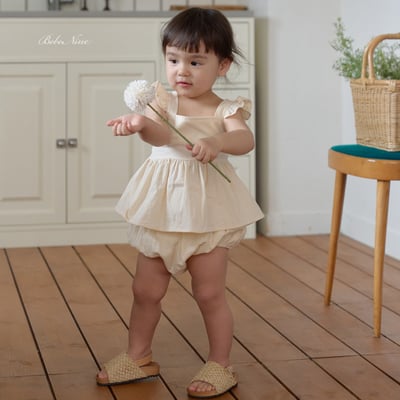 bebe nine37  (6m-24m) 3色小荷葉蛋糕套裝11