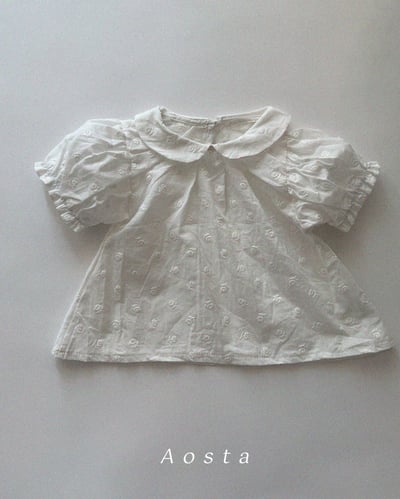 AOSTA58｜(6m-5y) 2款翻領泡泡袖上衣3