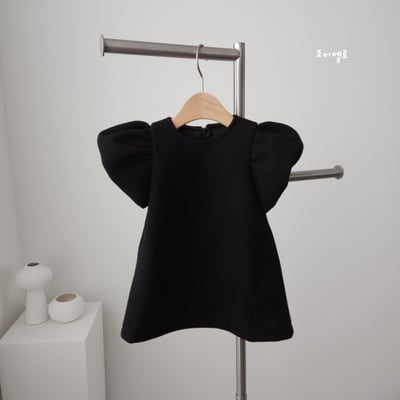 gioiello04｜(85-130cm) 公主袖蝴蝶結洋裝14