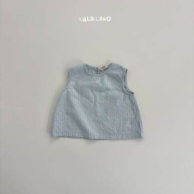 lala land32｜(3m-18m) 2色壓紋無袖背心20