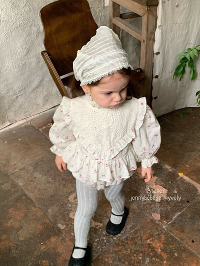 JE556｜(66-90cm) 荷葉邊層次包屁衣11