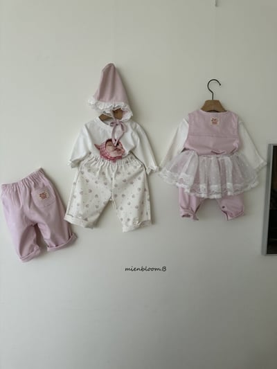 Bloom.b43｜(0m-18m) 素面包屁連身衣4