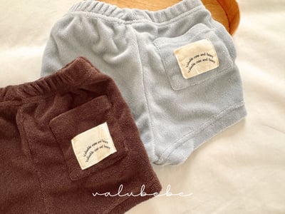 Valubebe 22｜(65-90cm) 簡約毛圈短褲2