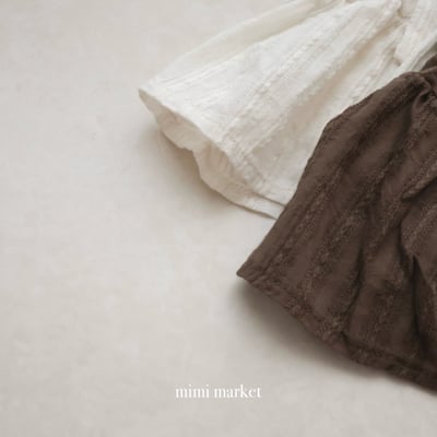 mimi market21 (75-90cm)  條紋吊帶半身裙4