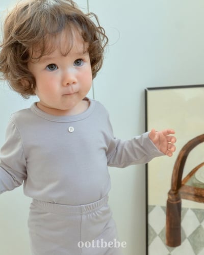 Oottbebe36｜(1y-7y) 	休閒素色1+1居家服套裝(兩件組合)10
