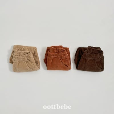 Oottbebe70｜(1y-7y)   燈芯絨補丁造型褲3