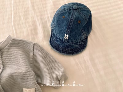 Valubebe05｜(65-90) 英字B牛仔帽7