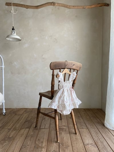 Anne Shirley01｜(3m-22m) 2色荷葉碎花洋裝包屁衣4