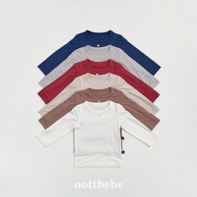 Oottbebe36｜(1y-7y) 	休閒素色1+1居家服套裝(兩件組合)2