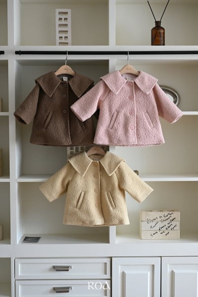 ROA03｜(80cm-120cm) 3色大翻領素色長版外套1