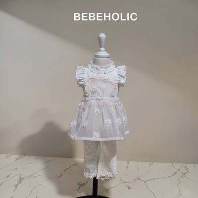 Bebe holic14｜(3m-18m) 玫瑰網紗罩裙12