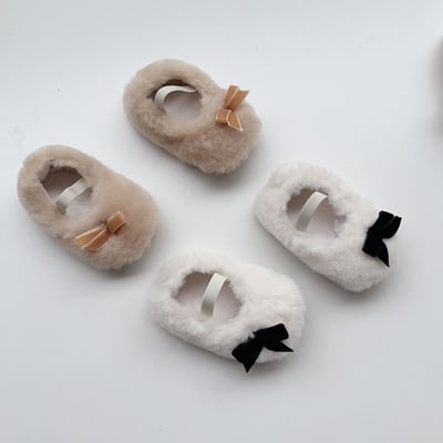 毛毛蝴蝶結絨學步鞋18