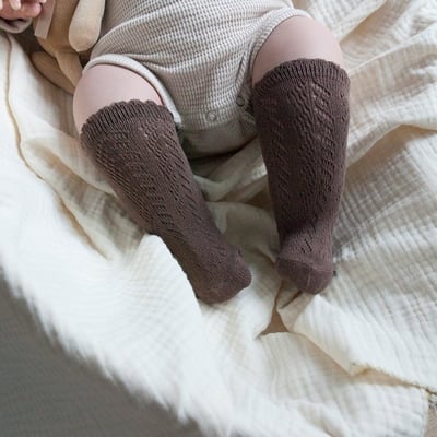 LEMONADE58｜(55cm-85cm) 2色透氣長襪兩雙組16