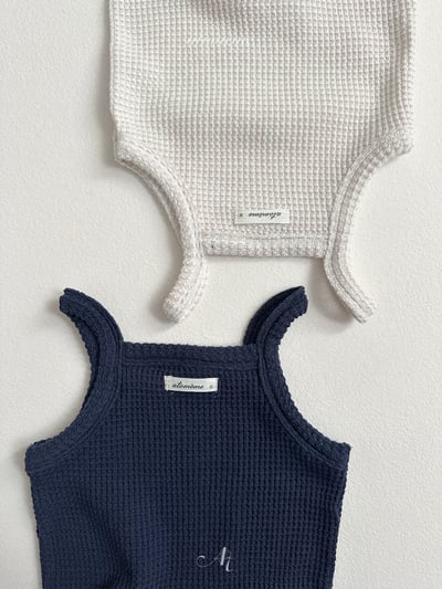 Atomeme25｜(70-110) 細肩華夫格背心3