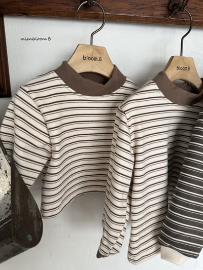 Bloom.b06｜(0m-24m/85cm-125cm) 撞色條紋上衣5
